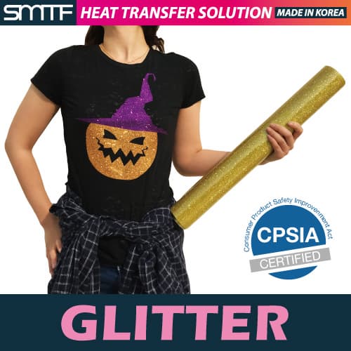Heat Transfer Vinyl Glitter_ HTV for textile
